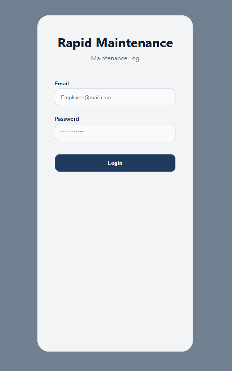 Login page (v1)